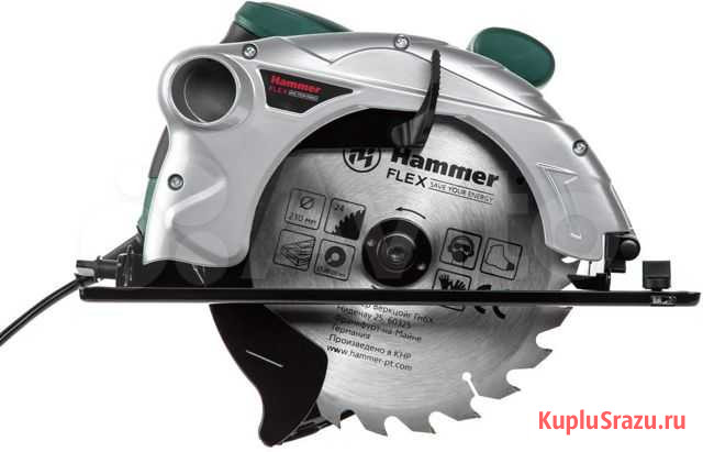 Пила циркулярная Hammer Flex CRP1800D 1800Вт Чита - изображение 1