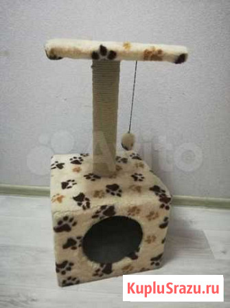 Домик для кошки с когтеточкой Курск - изображение 1