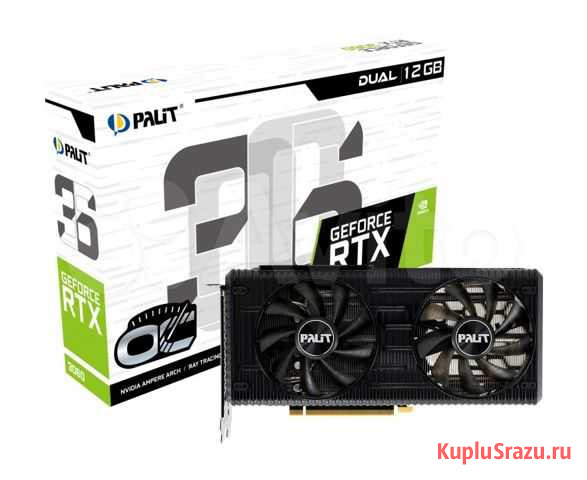 Видеокарта Palit RTX 3060 Dual OC 12Gb Томск - изображение 1