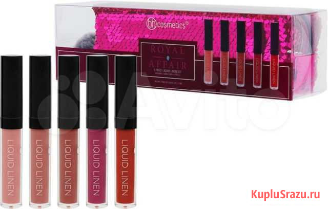 Подарочный набор матовых помад BH cosmetics Пермь - изображение 1