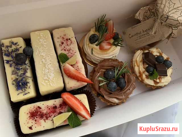 Муссовые пирожные, карамель, корзиночки к 8 марта Калининград - изображение 1