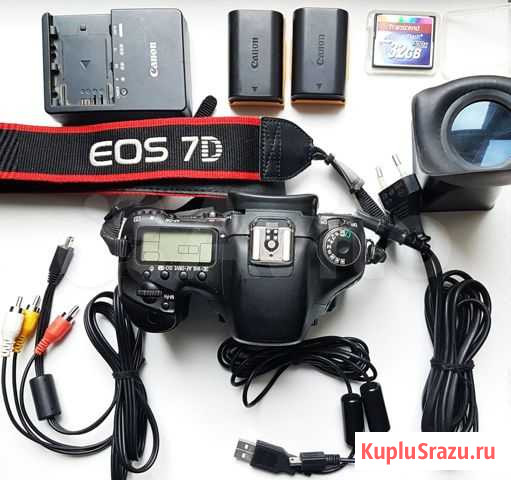 Сanon EOS 7D body полный комплект + Кофр + допы Санкт-Петербург - изображение 1