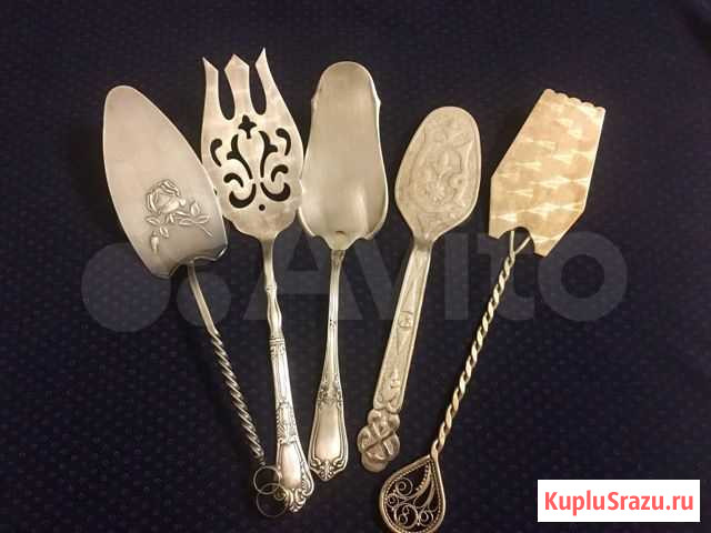 Лопатки для торта СССР мельхиор Северодвинск - изображение 1