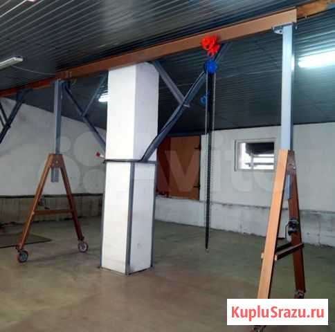 Ручной мини козловой кран (мпу) 1 Т, регулируемый Балашиха - изображение 1