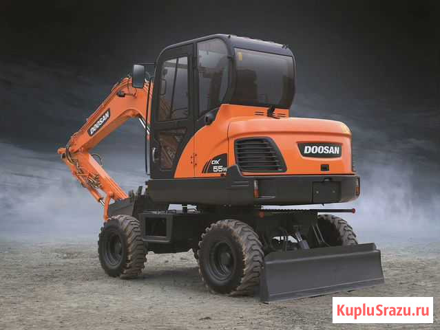 Колесный экскаватор Doosan DX55W Южно-Сахалинск - изображение 1