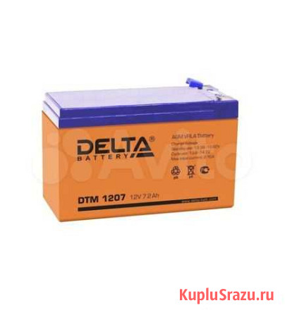 Аккумуляторные батареи Delta DTM 1207 (12V / 7Ah) Асбест - изображение 1