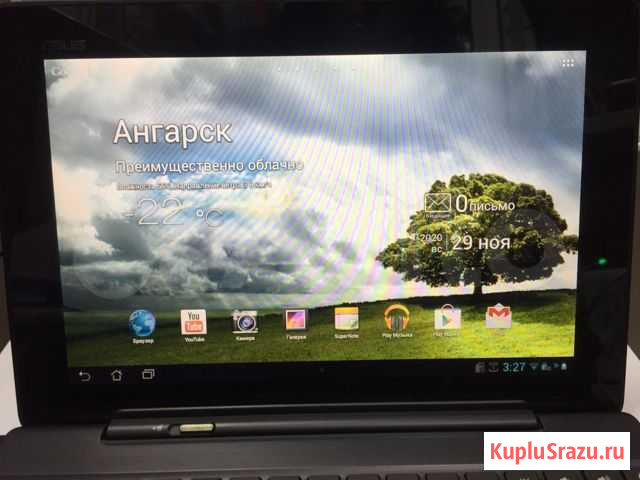 Планшет asus tf300 c клавиатурой Ангарск - изображение 1