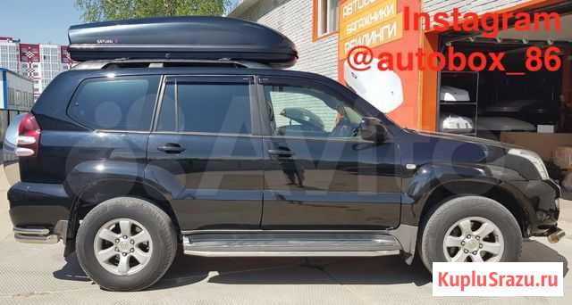 Автобокс GT - 650 /210x90x44см/ черный матовый Пыть-Ях - изображение 1