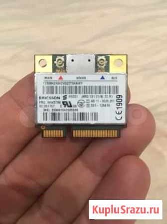 3g модем Ericsson wwan Карта H5321GW FRU 04W3786 Омск - изображение 1