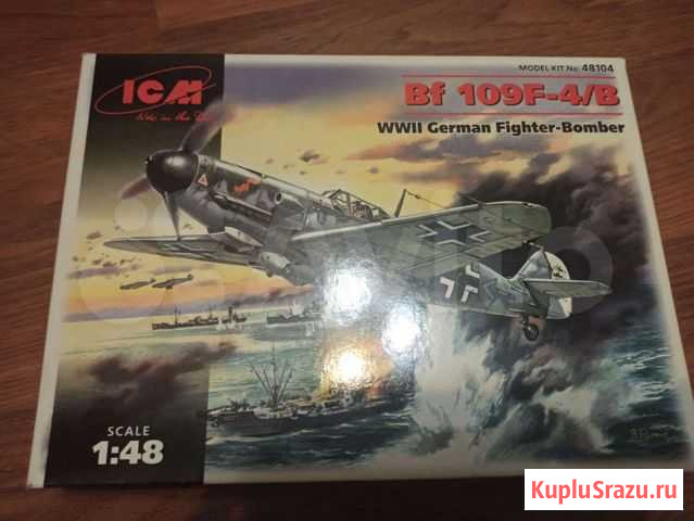 Сборная модель Bf 109F-4/B, ICM Санкт-Петербург - изображение 1