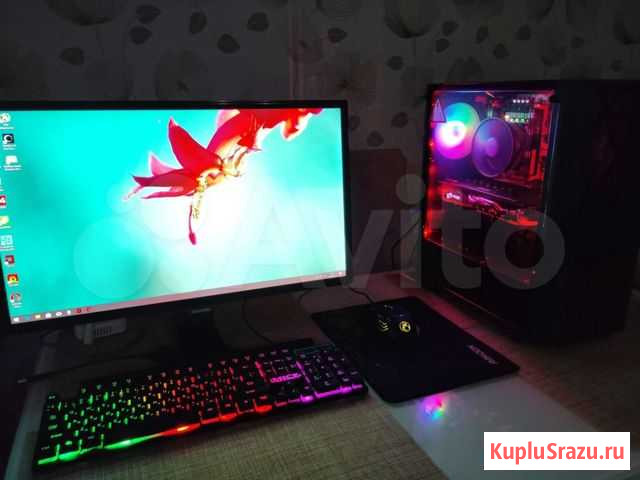Игровой Intel Xeon 6700 Ryzen 2400, RX-480, 16Gb Череповец - изображение 1