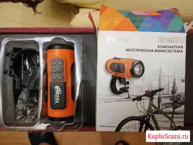 Велосипедная колонка беспроводная Ritmix SP-520BC Ростов-на-Дону - изображение 1