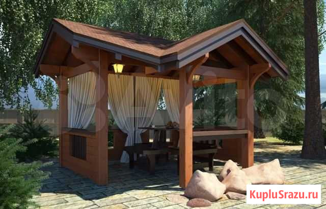 Беседки деревянные Алагир - изображение 1