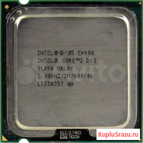 Процессор сокет 775 Intel Core2Duo E4400 2,0/2/800 Краснодар - изображение 1