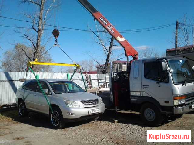 Грузовик с краном, эвакуатор,воровайка (3т,5т,ндс) Хабаровск - изображение 1
