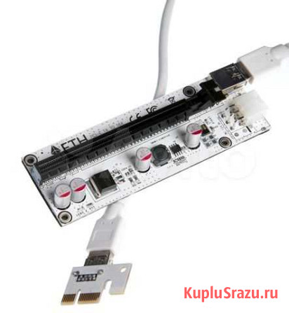 USB райзер 60см (pcie 1x to 16x) Иркутск - изображение 1