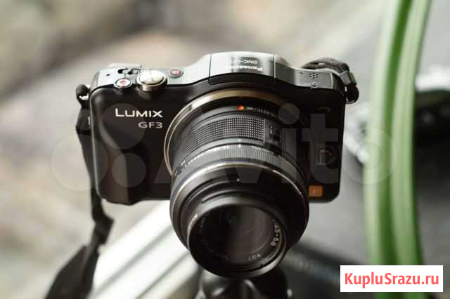 Фотоаппарат Panasonic Lumix GF3 + Olimpus 14-42мм Красноярск - изображение 1