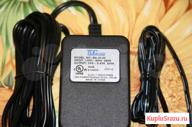 Блок Питания TDC Power 24V AC 0.83A 20VA профессио Санкт-Петербург - изображение 1