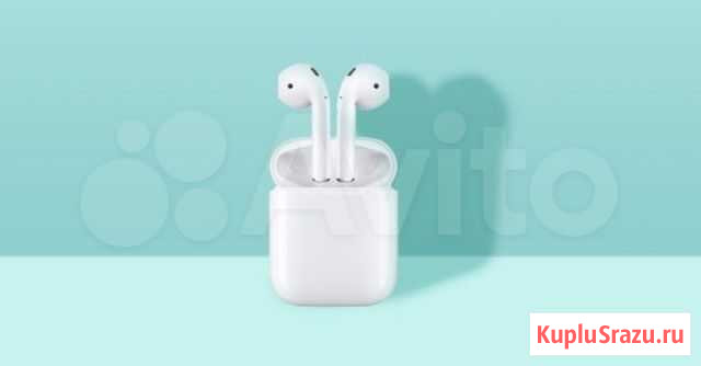 AirPods 2 (на гарантии) Каспийск - изображение 1