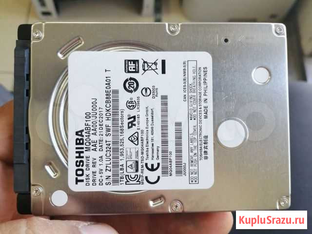 Жесткий диск 1тб toshiba Махачкала - изображение 1