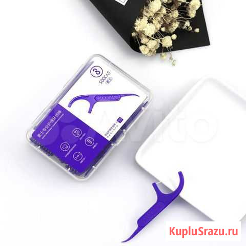 Зубная нить, зубочистка Xiaomi Soocas (50 шт.) Тюмень - изображение 1