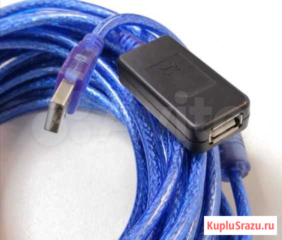 USB удлинитель 10 метров активный, кабель USB 2.0 Казань - изображение 1