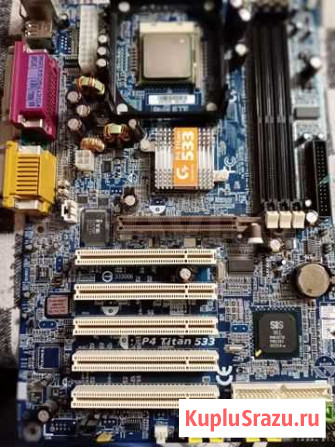 Материнская плата Gigabyte P4 Titan 533 +Процессор Череповец - изображение 1