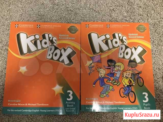 Учебник и рабочая тетрадь kids box Первоуральск - изображение 1