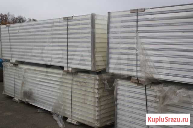 Сэндвич панели стена100 ппс В наличии329кв.м Пятигорск - изображение 1