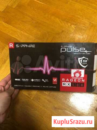 Radeon rx 580 4gb sapphire pulse резерв до 2.03 Липецк - изображение 1