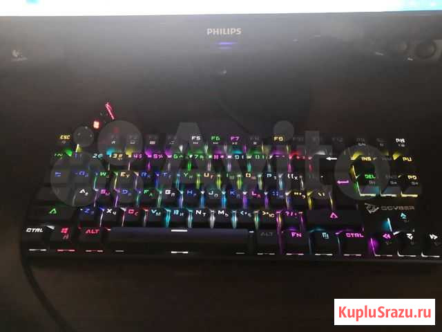 Игровая клавиатура qcyber dominator tkl Челябинск - изображение 1