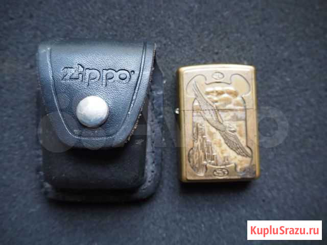 Зажигалка zippo 1996 год латунь Санкт-Петербург - изображение 1