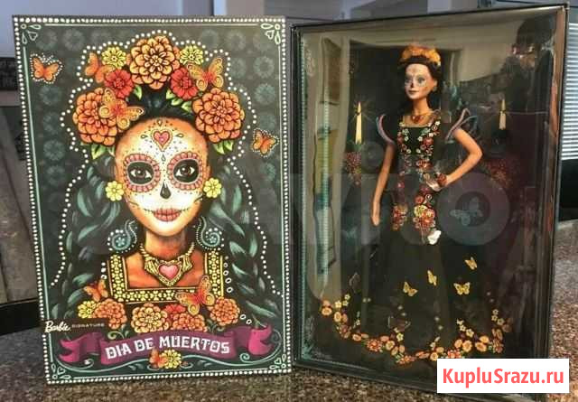 Dia De Muertos Doll“ коллекционная барби Курган - изображение 1
