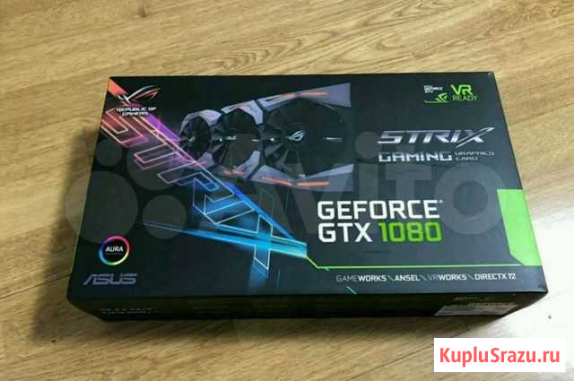 Видеокарта Asus Strix GTX 1080 8Гб Ейск - изображение 1