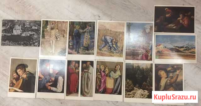 Открытки из Германии с картинами - филократия Екатеринбург - изображение 1