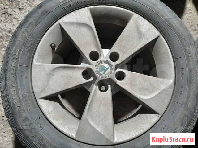 Литьё Skoda Yeti VAG R16 5x112 оригинал Borbet к-т Тюмень - изображение 1