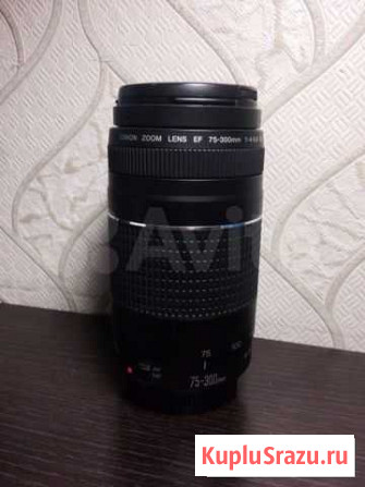 Объектив еf 75-300mm f/4-5.6 Новокуйбышевск - изображение 1