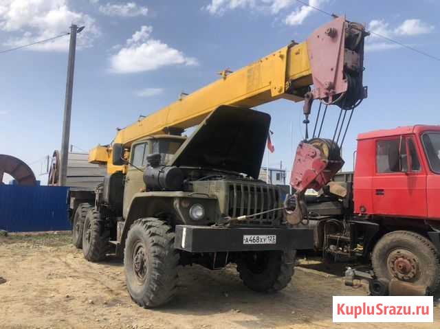 Урал автокран вездеход 14тонн Нововеличковская - изображение 1