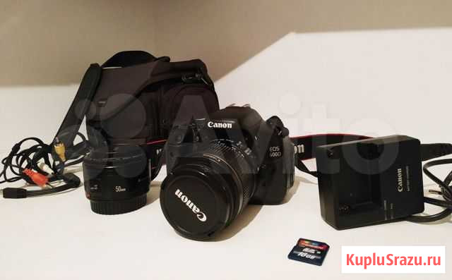 Зеркальный фотоаппарат canon 600d + kit 18-55mm + Нижний Новгород - изображение 1