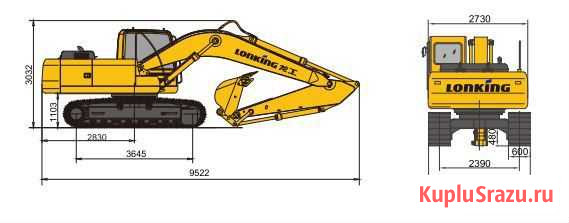 Экскаватор Lonking CDM6240 Kawasaki Ставрополь - изображение 1