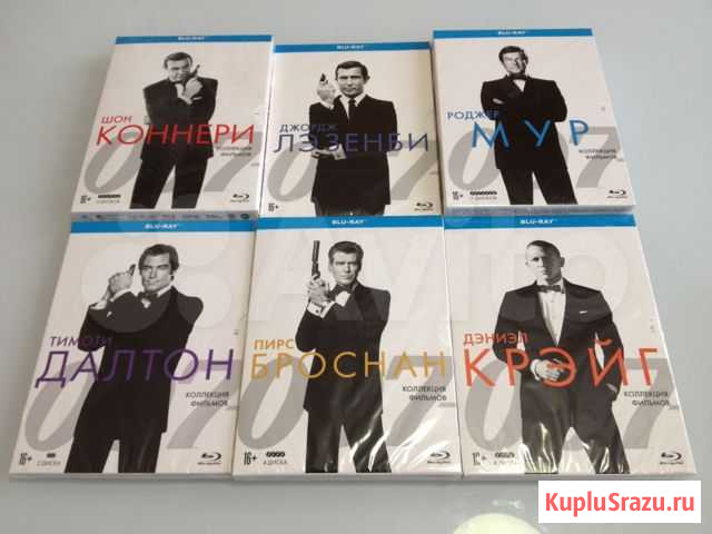 Блю-рей 007 Джеймс Бонд все 24 фильма коллекция Екатеринбург - изображение 1