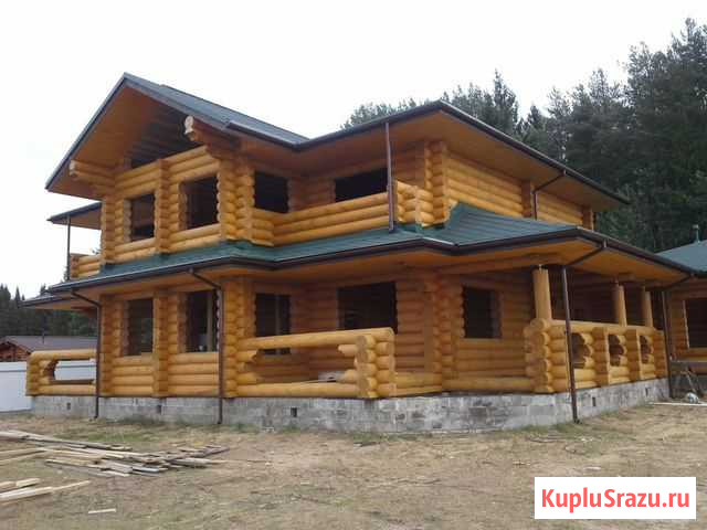 Строим красивые дома из крупного бревна Киров - изображение 1