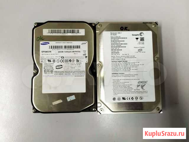 Жесткие диски 80Gb SATA IDE Иркутск - изображение 1