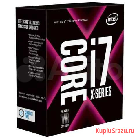 Процессор intel Core i7 7800X, LGA 2066 OEM Челябинск - изображение 1