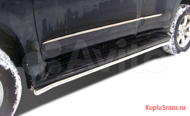 Защита штатного порога труба Lexus GX 460 2009 Ахтубинск - изображение 1