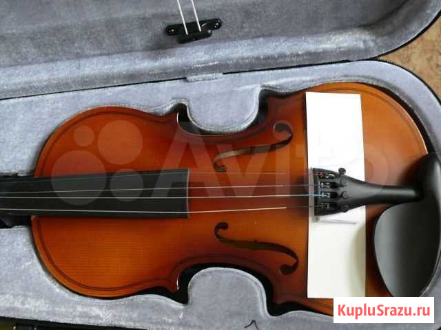 3/4 (комплект -Скрипка+ кейс + смычок) Волгоград - изображение 1