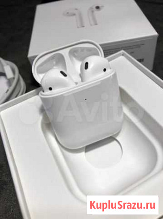 Беспроводные наушники apple airpods новые Омск - изображение 1