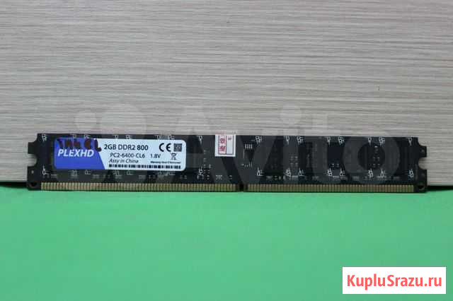 DDR2 2Gb 800MHz PC2-6400 CL6. PlexHD чипы hynix Омск - изображение 1