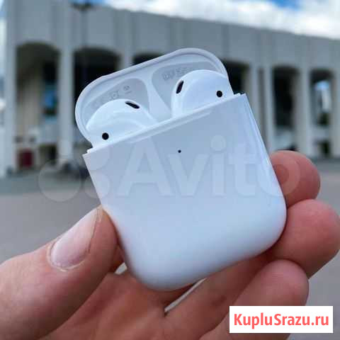 Airpods 2 с плавной кнопкой Чебоксары - изображение 1