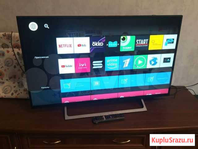 4K.SmartTV.WiFi / Sony Bravia 43 110 см IPS HDR Омск - изображение 1